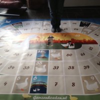Levend Ganzenbord Speelzeil - Afbeelding 2