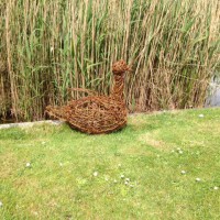 Gevlochten Wilgenteen Gans - Afbeelding 3