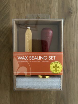 Wax Stempel set  bruin
