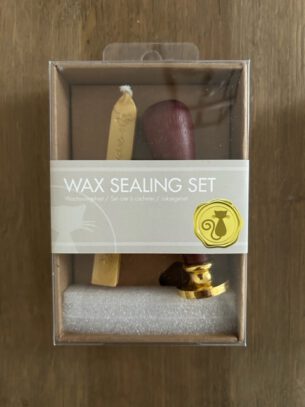 Wax stempel licht grijs